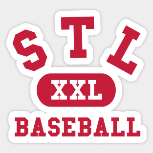 STL Baseball Sticker